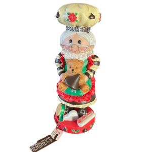 Hershey's World Collectible Christmas Elf by Kurt Adler W/ Teddy Bear Cute NIB